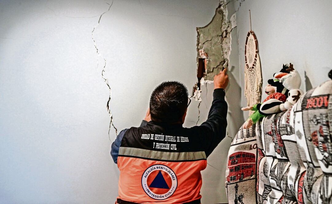 En 2023, viviendas tuvieron daños por microsismos en las fallas de Mixcoac y Barranca del Muerto. Foto: Archivo | El Universal