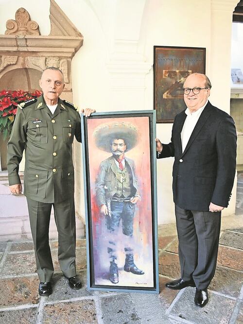 El titular de la Sedena, Salvador Cienfuegos, y el gobernador de Morelos, Graco Ramírez, hablaron sobre el papel de las Fuerzas Armadas en México. (CORTESÍA GOBIERNO DE MORELOS)