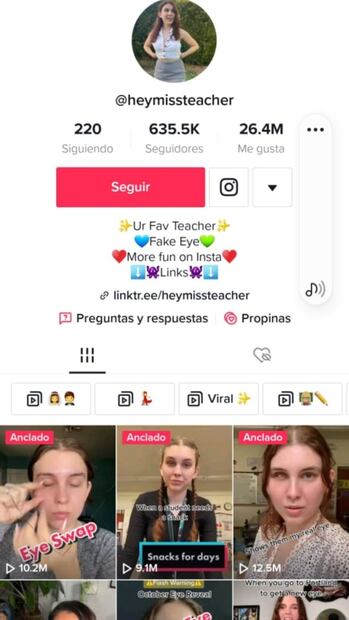 Profesora genera polémica en TikTok por su forma de vestir 