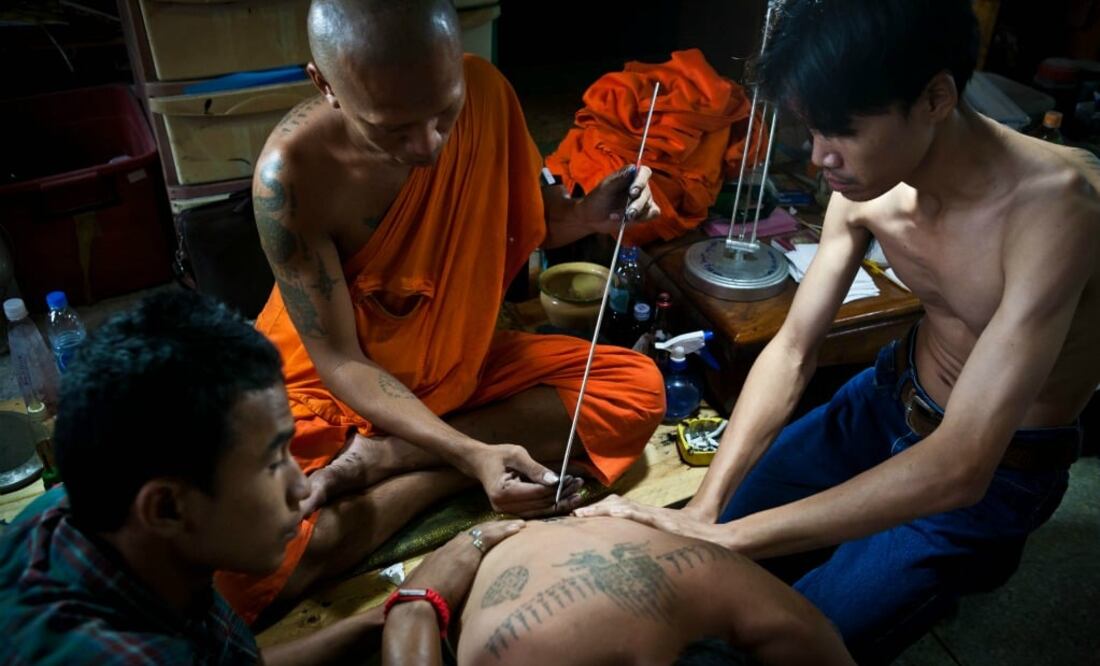 El sak yant es un símbolo sagrado para proteger contra la mala suerte, magia negra, castigos injustos o para atraer abundancia y bienestar. (Foto: Jackie Rado Photography)