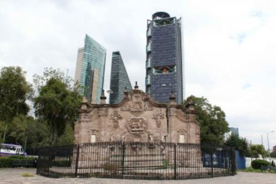 Lo que queda del antiguo Acueducto de Chapultepec