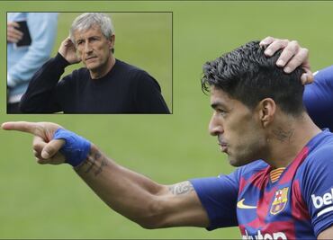El contundente mensaje de Luis Suárez a Quique Setién