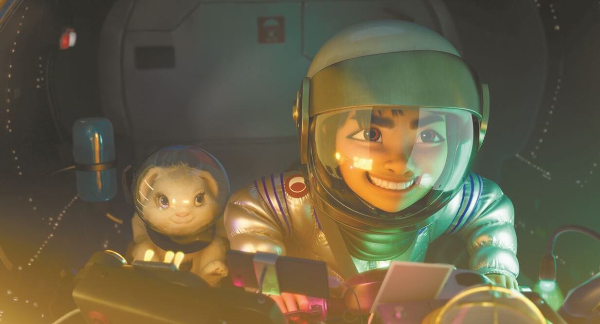 En el filme, Fei Fei construye un cohete para ver a la diosa de la luna. Netflix