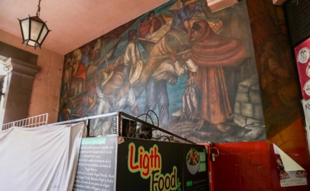 Murales del mercado Abelardo Rodríguez sin daños: INBA