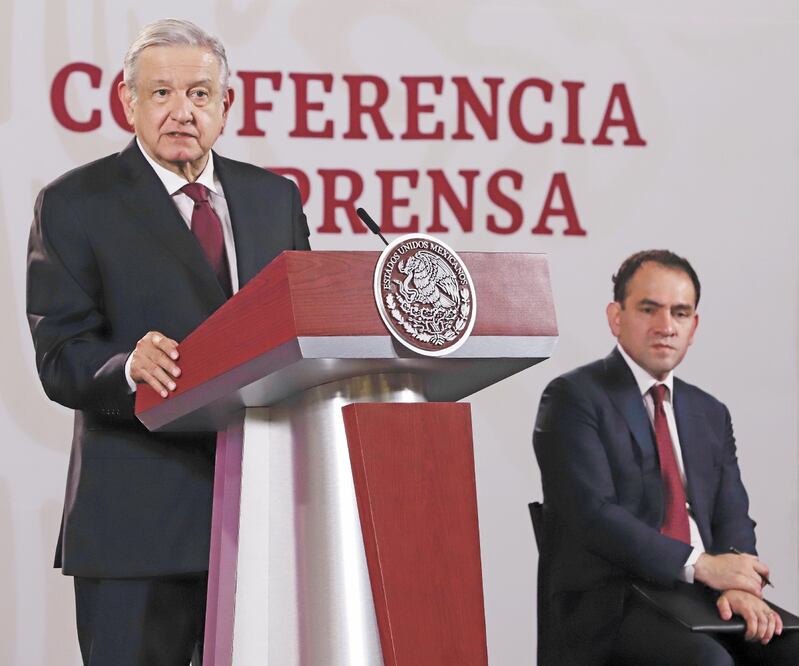 El presidente Andrés Manuel López Obrador señaló que no permitirá que se trafique con la pobreza de la gente. Foto: BERENICE FREGOSO. EL UNIVERSAL