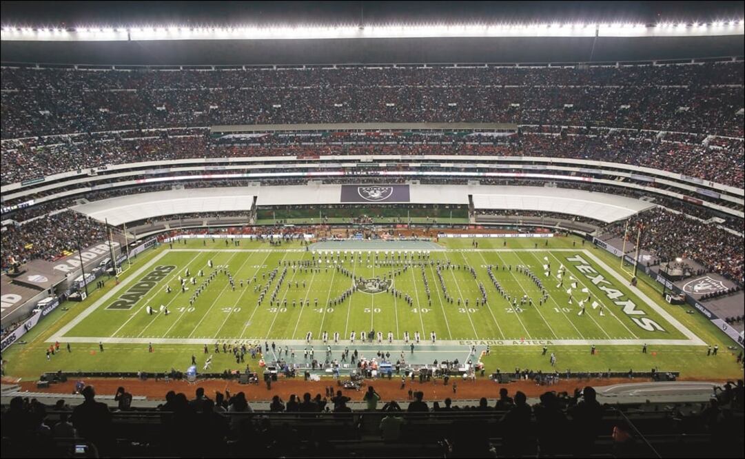 Partido de la NFL en el Estadio Azteca en 2016. Foto: AP