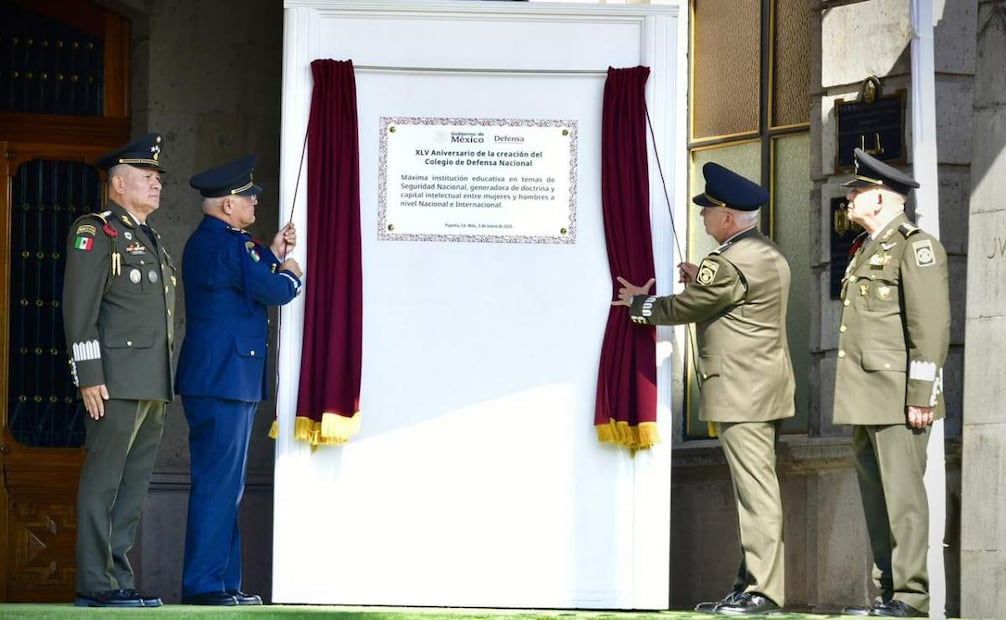 Realizan Ceremonia por el 45 Aniversario de la creación del Colegio de la Defensa Nacional este lunes 5 de enero de 2026. Foto: Especial