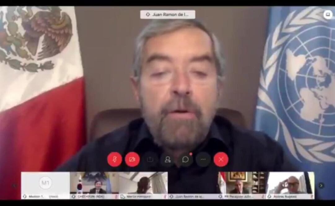 Consejo de Seguridad de la ONU debe tocar el tema de Covid: De la Fuente