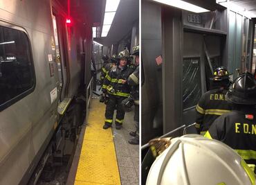 Se descarrila tren en NY; hay al menos 76 heridos