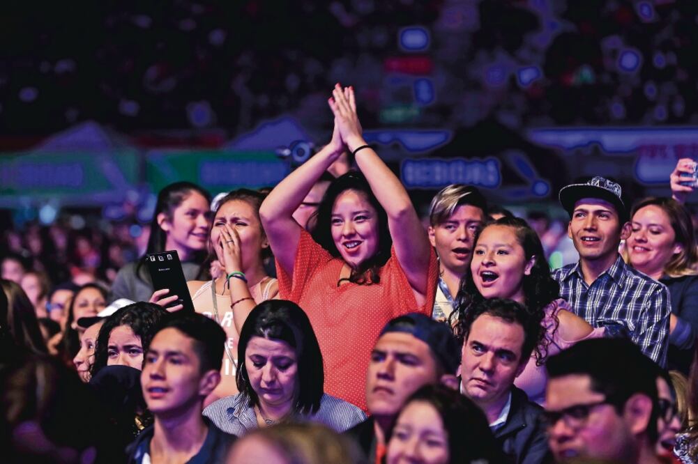Los jóvenes disfrutaron con las dinámicas de los conductores (IRVIN OLIVARES. EL UNIVERSAL)
