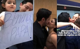 Así fue el emotivo regreso de Julio Ibáñez y su camarógrafo a México