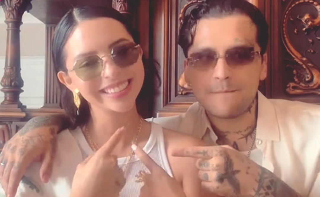 Ángela Aguilar y Christian Nodal reaparecen juntos tras cumplir su primer aniversario de casados.