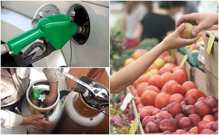 ¿Cómo van los precios de la gasolina, el gas LP y la canasta básica?