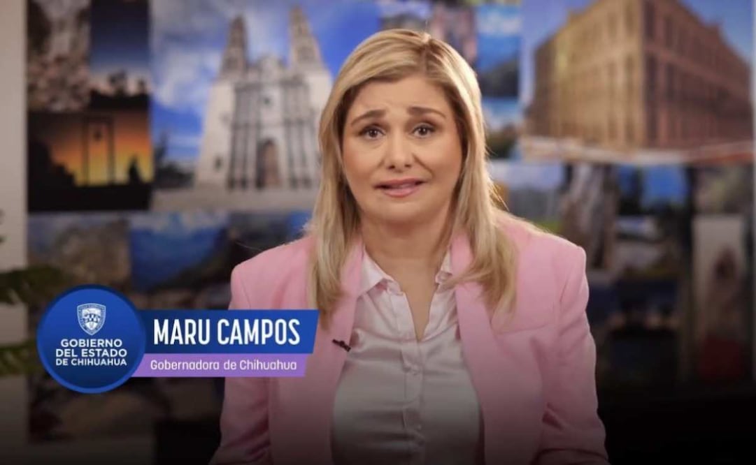 María Eugenia Campos Galván gobernadora de Chihuahua. Foto: Caputa de pantalla