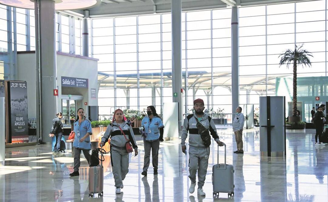 Aeropuerto Internacional Felipe Ángeles (AIFA). Foto: Diego Simón/EL UNIVERSAL