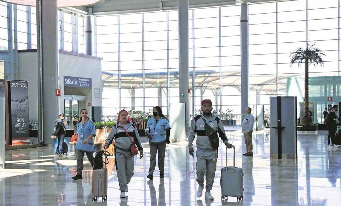 Aeropuerto Internacional Felipe Ángeles (AIFA). Foto: Diego Simón/EL UNIVERSAL