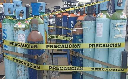 Catean inmueble en Edomex y encuentran 25 tanques de oxigeno medicinal robados; están valuados en más de 2 mdp