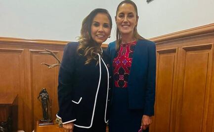 Mara Lezama se reúne con Claudia Sheinbaum en Palacio Nacional; revisan proyectos estratégicos para Quintana Roo