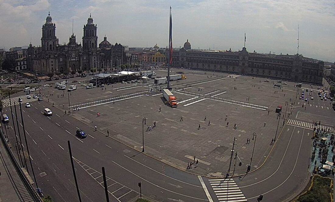 Alistan escenarios para conciertos en el Zócalo