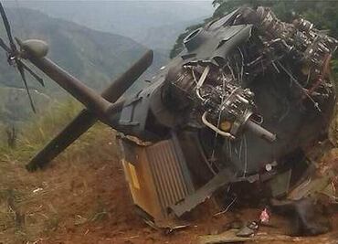 Colombia: Mueren 4 militares en ataque a helicóptero