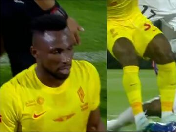 VIDEO: Julián Quiñones es expulsado por brutal entrada en Arabia Saudita