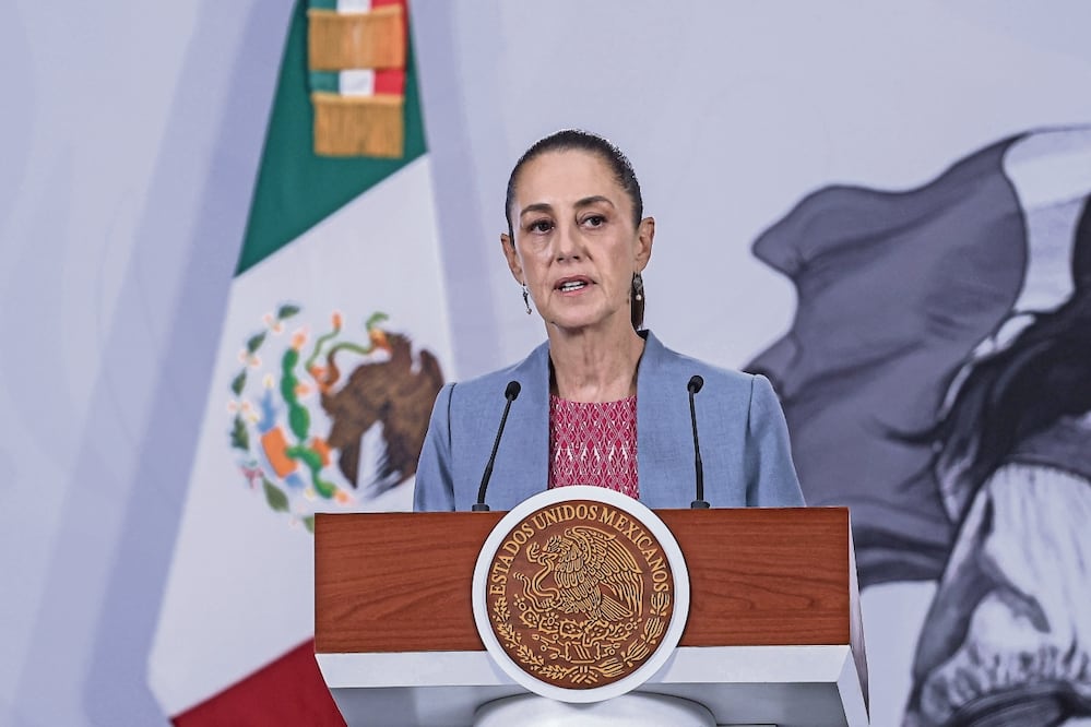 La presidenta Claudia Sheinbaum ha rechazado en varias ocasiones las presiones del mandatario estadounidense para una intervención. Foto: Gabriel Pano/ EL UNIVERSAL