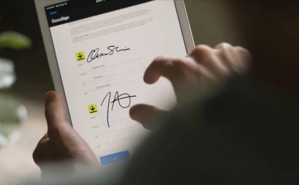 Docusign impulsa contratos inteligentes con IA en empresas. Foto: Docusign