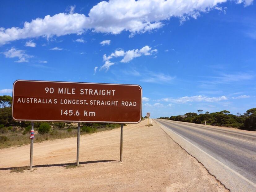 Esta carretera se ubica en Australia.