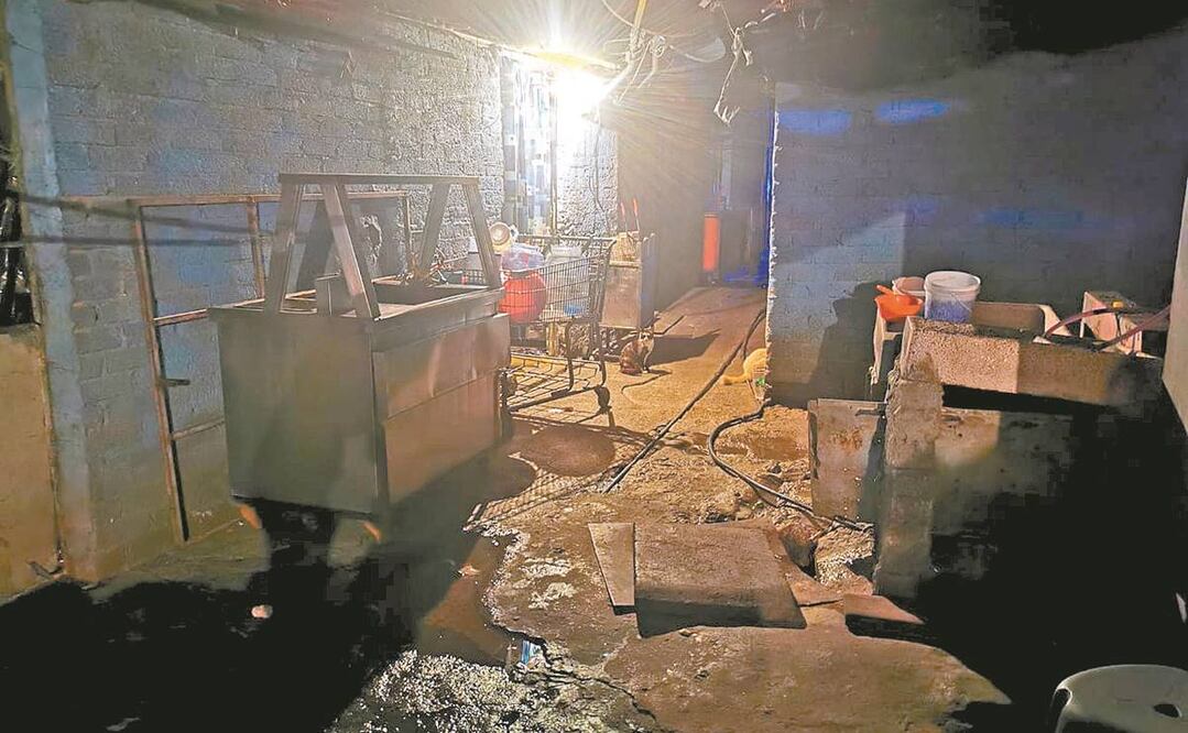 Al ingresar a la vivienda sobre la calle Estanquillo, las autoridades encontraron rastros de sangre en tres de cuatro habitaciones. Foto: Especial