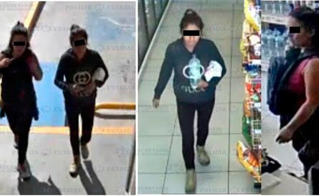 Mujeres detenidas (Foto: cortesía de la Secretaría de Seguridad)