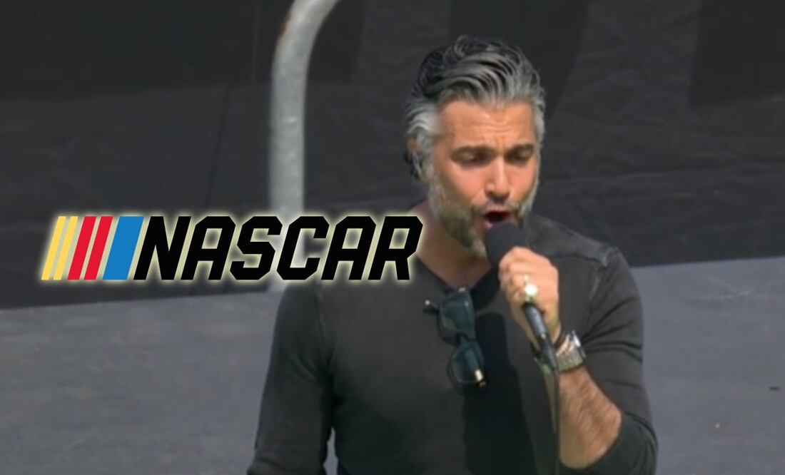 Jaime Camil estuvo en la NASCAR