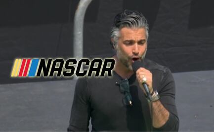 Jaime Camil se olvida de México; entona himno de Estados Unidos en carrera de la NASCAR