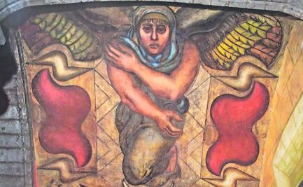 Los primeros murales de Siqueiros, en San Ildefonso