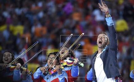 Dudamel y los músicos de la YOLA, felices tras el Super Bowl