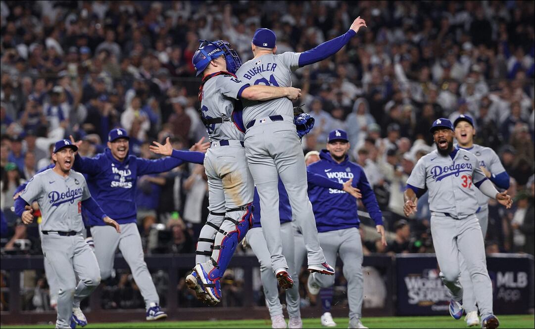 Los Dodgers son campeones de la Serie Mundial 2024 tras imponerse a los Yankees - Foto: AFP