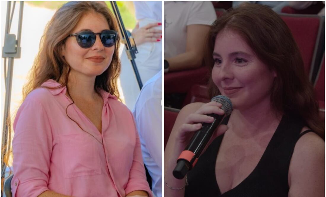 Ella es Natalia Montaño Ruelas, funcionaria del Ayuntamiento de Puerto Vallarta, durante el show de Franco Escamilla. Foto: Especial / Redes Sociales