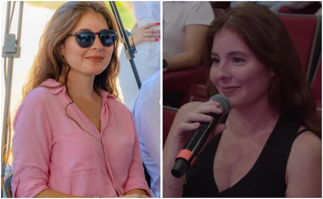 Ella es Natalia Montaño Ruelas, funcionaria del Ayuntamiento de Puerto Vallarta, durante el show de Franco Escamilla. Foto: Especial / Redes Sociales