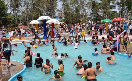 Reportan alta afluencia en parques acuáticos de Álvaro Obregón