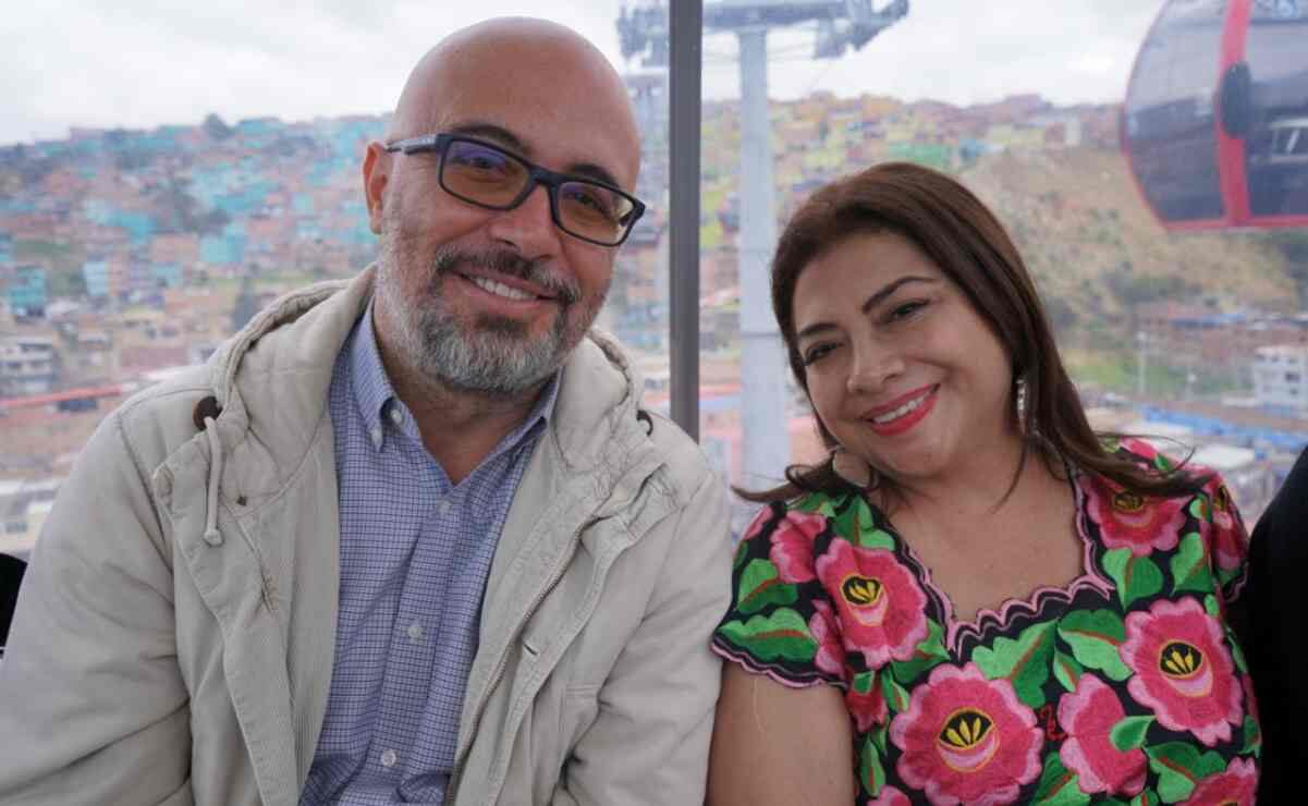 Clara Brugada en Bogotá, Colombia. Foto: Especial