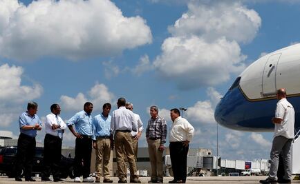 Barack Obama llega a zona afectada por inundaciones en Louisiana