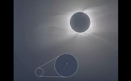 Un cometa recién descubierto fue visto durante el eclipse solar de diciembre