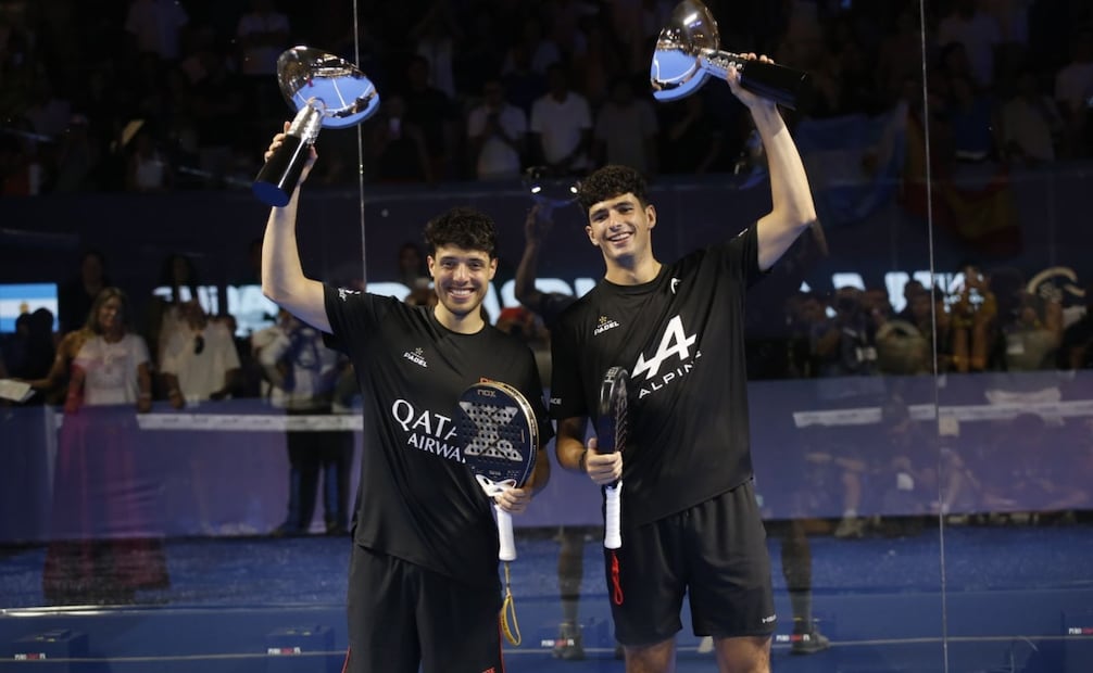 Premier Pádel México 2025: Agustín Tapia y Arturo Coello se coronan campeones / Foto: Esteban Torreblanca EL UNIVERSAL