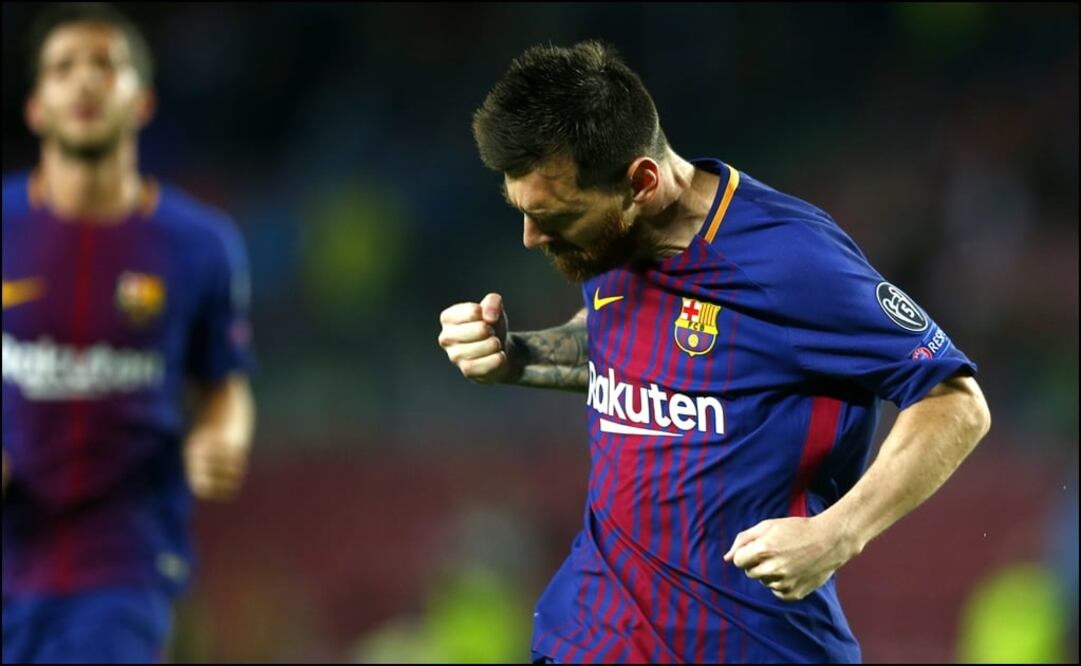 EFE. Messi alcanzó los 100 goles en competencias europeas.
