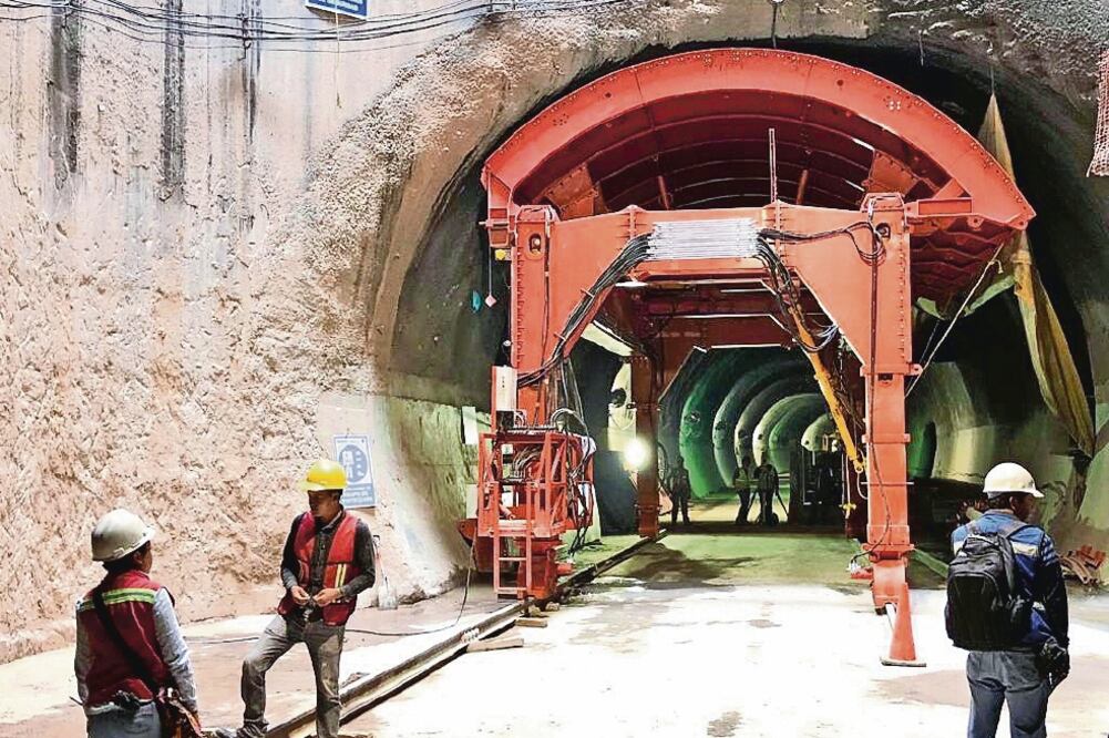 La Sobse informó que se concluyó el primer intertramo de túnel de 572 m de longitud que conectará las estaciones Álvaro Obregón y Observatorio. (ESPECIAL)