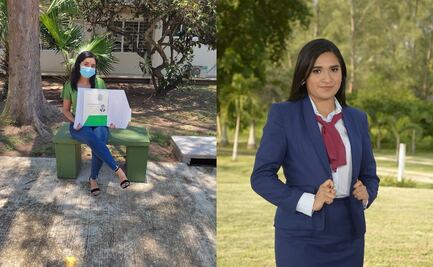 Presume su título universitario desde la banquita donde vendía dulces y se vuelve viral