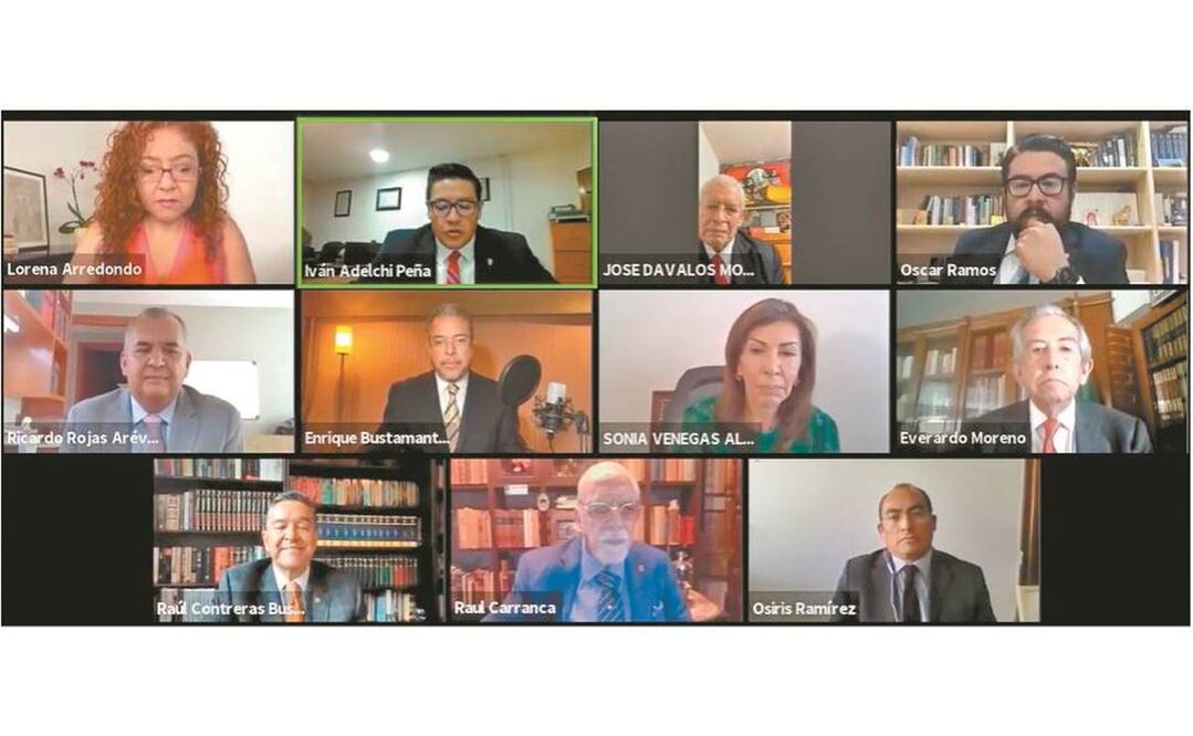 En el certamen “México tiene la Palabra” participaron 22 jóvenes que fueron evaluados de manera virtual por especialistas. Foto: TOMADA DE VIDEO