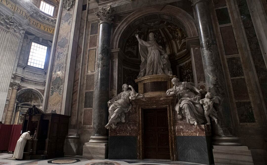 Francisco celebró una ceremonia en el Vaticano dedicada especialmente a Ucrania y Rusia. Foto: EFE