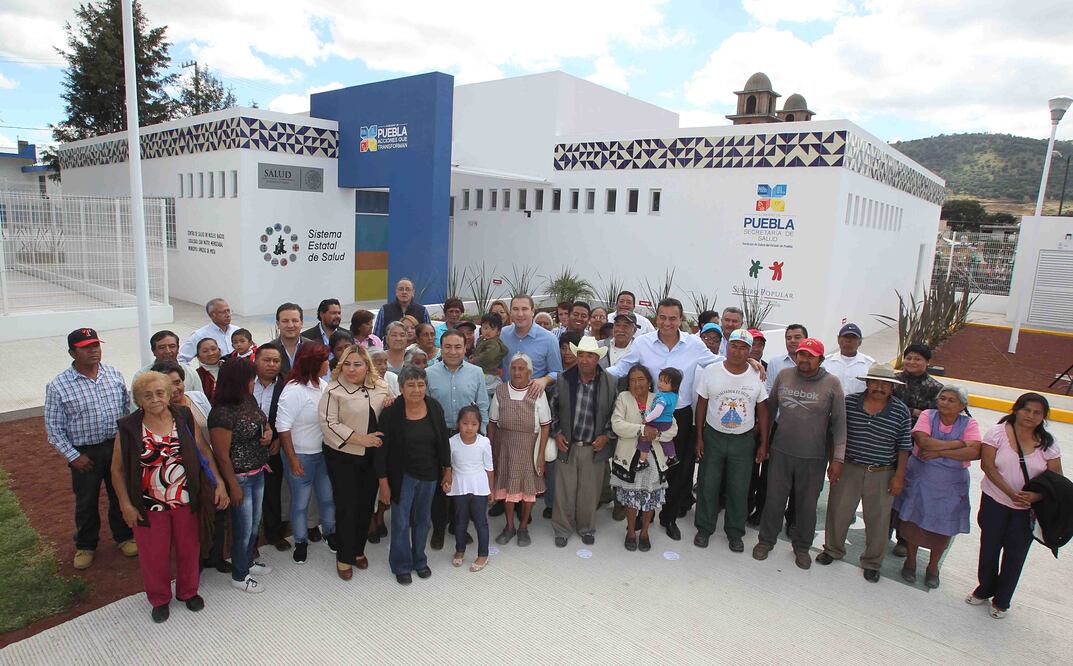 Inauguración del centro de salud de la comunidad de San Mateo Mendizabal (Foto: Especial)