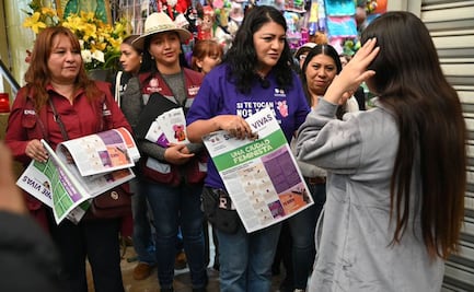 Con oleada violeta, llevan asesoría a 23 mil mujeres en CDMX; distribuyen materiales informativos