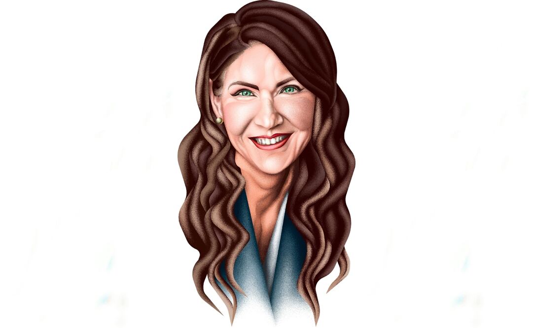 Kristi Noem: La polémica ranchera antiinmigrante. Ilustración: de Daniel Razo